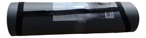 Mat Antideslizante Yoga Pilates Gymgenius 10mm Gris 183x61cm