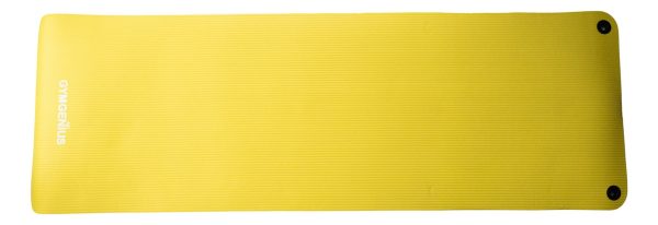 Mat Yoga 15 Mm 1,5cm Espesor Amarilla Gymgenius Con Correa Amarillo