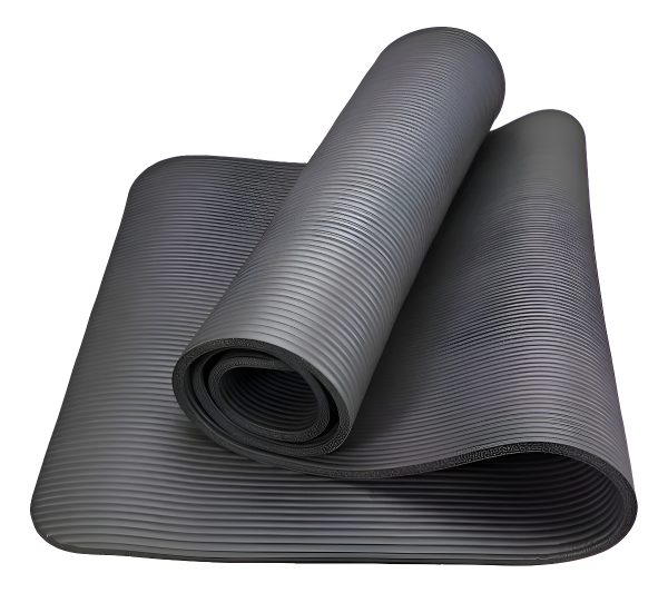Mat Antideslizante Yoga Pilates Gymgenius 10mm Gris 183x61cm