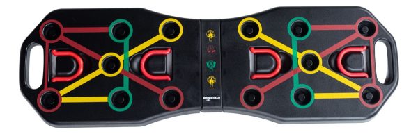 D_654199-MLA85399138902_062025-F.jpg Tabla De Flexiones Plegable Push Up Gymgenius Con Bandas Negro
