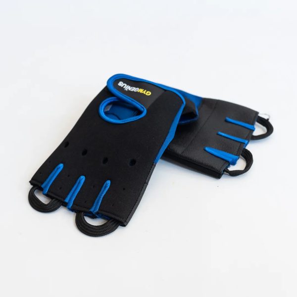Guante Calidad Gymgeius Entrenamiento Neopreno Talle L Azul Lisa L