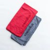Toalla De Microfibra Roja Premium De Entrenamiento Gymgenius Rojo Lisa