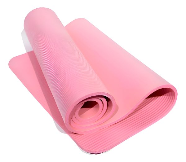 Mat Nbr Premium Gym Pilates Yoga Gymgenius 10mm Rosa Rosa