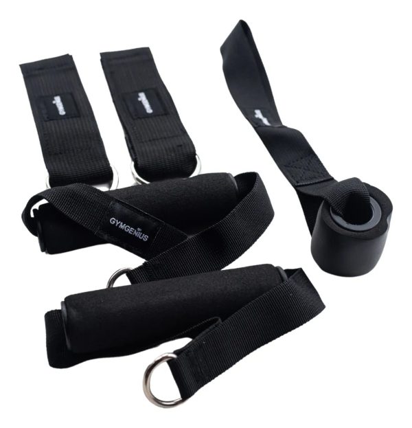 D_701759-MLA107868955647_022026-F.jpg Kit 5 Bandas De Látex Y Caucho Gymgenius Con Bolso Negro