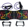 D_752341-MLA85398774462_062025-F.jpg Tabla De Flexiones Plegable Push Up Gymgenius Con Bandas Negro