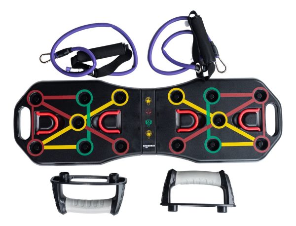 D_752341-MLA85398774462_062025-F.jpg Tabla De Flexiones Plegable Push Up Gymgenius Con Bandas Negro