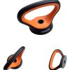 Mancuernas Y Discos 35kg Para Entrenamiento En Casa Negro Y Naranja