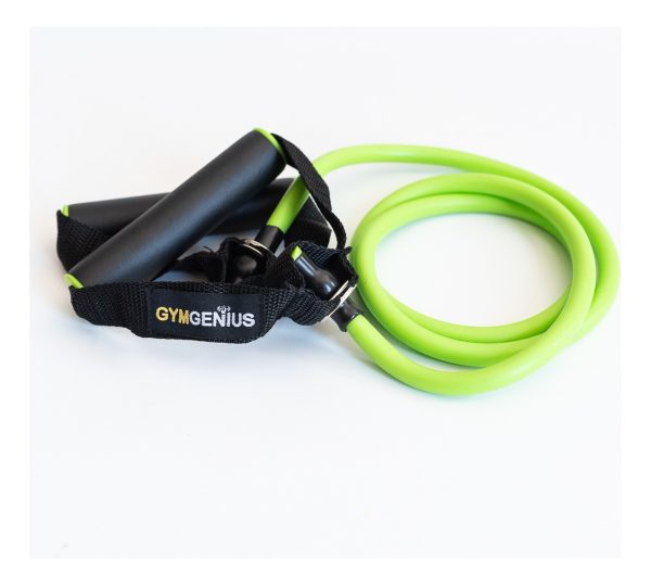 Banda De Resistencia Tpe Manijas Ergonómicas Gymgenius Baja Verde
