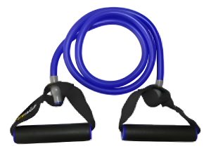 Banda De Resistencia Media Tpe Manijas Ergonómicas Gymgenius Azul