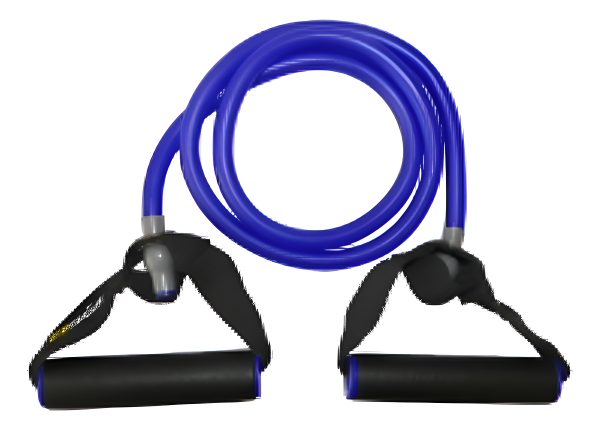 D_781895-MLA99845339755_112025-F.jpg Banda De Resistencia Media Tpe Manijas Ergonómicas Gymgenius Azul