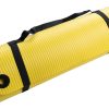 Mat Yoga 15 Mm - 1,5cm Espesor Amarilla Gymgenius Con Correa Amarillo