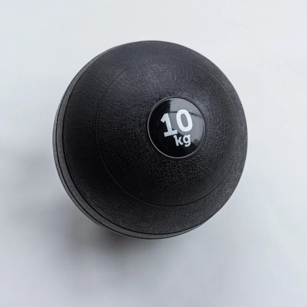 Pelota Medicinal 10 Kg Medicine Ball Sin Pique Gymgenius Negro