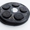 D_828010-MLA107869164943_022026-F.jpg Máquina De Boxeo Bluetooth Bases Acolchadas Gymgenius Negro