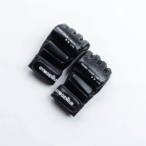 D_836722-MLA107170910086_022026-F.jpg Guantes Mma Profesionales Incluye Muñequera Gymgenius L-xl Lxl Negro