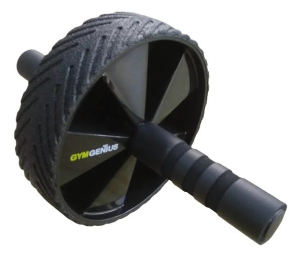 Rueda Para Abdominales Abs Gymgenius Negra Calidad Premium Negro