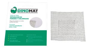 Adhesivo Fuerte Dinomat 20x20cm Para Reparaciones Blanco