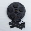 D_915855-MLA107868957369_022026-F.jpg Máquina De Boxeo Bluetooth Bases Acolchadas Gymgenius Negro