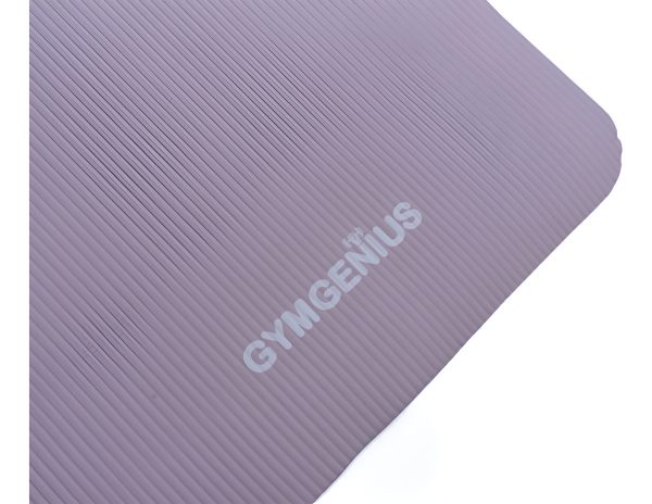 Mat Fitness Premium Gym Pilates Yoga Gymgenius 10mm Lila Violeta Oscuro
