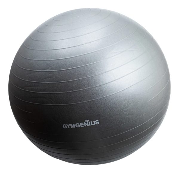 D_956889-MLA107167830460_022026-F.jpg Pelota Esferodinamia 75 Cm Pilates Yoga Fitness Gymgenius Gris