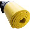 Mat Yoga 15 Mm 1,5cm Espesor Amarilla Gymgenius Con Correa Amarillo