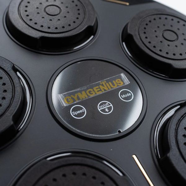 D_963433-MLA107865825413_022026-F.jpg Máquina De Boxeo Bluetooth Bases Acolchadas Gymgenius Negro