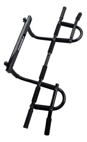 Barra Dominadas Ergonómica Gymgenius Con Soporte Reforzado Negro