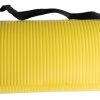Mat Yoga 15 Mm - 1,5cm Espesor Amarilla Gymgenius Con Correa Amarillo