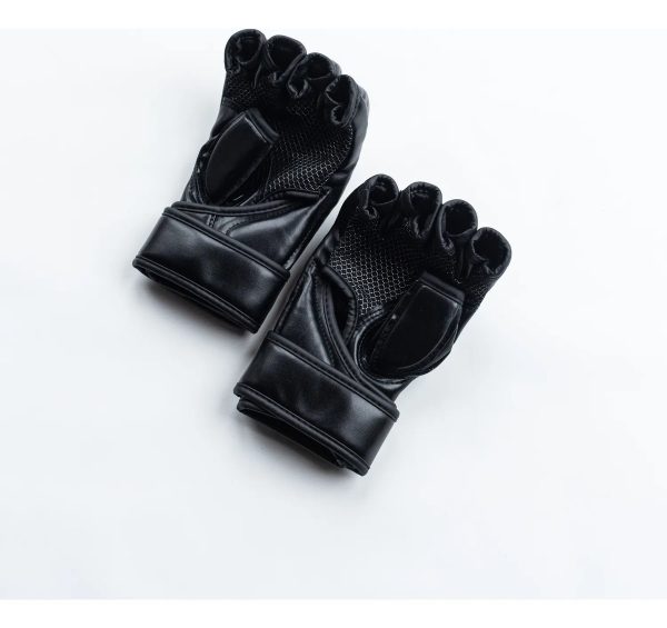Guantes Mma Profesionales Incluye Muñequera Gymgenius S-m Sm Negro